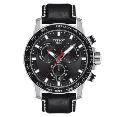 Watch Winder for watch Tissot Supersport Supersport Chrono Stainless Steel / Black