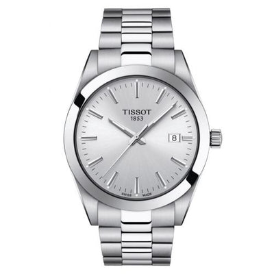 Remontoir à montres pour montre Tissot Gentleman Gentleman Quartz Stainless Steel / Argent / Bracelet