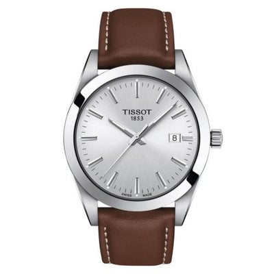 Remontoir à montres pour montre Tissot Gentleman Gentleman Quartz Stainless Steel / Argent / Strap