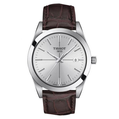 Remontoir à montres pour montre Tissot Gentleman Gentleman Quartz Stainless Steel / Argent / Strap