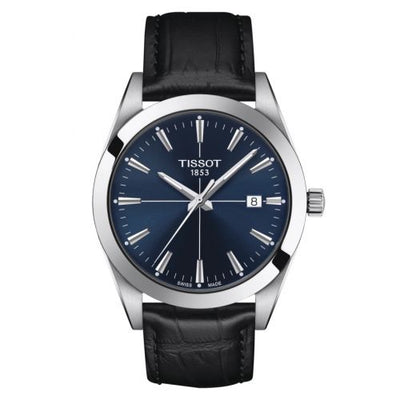 Remontoir à montres pour montre Tissot Gentleman Gentleman Quartz Stainless Steel / Bleu / Strap