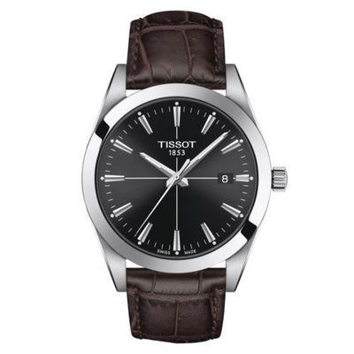 Remontoir à montres pour montre Tissot Gentleman Gentleman Quartz Stainless Steel / Noire / Strap