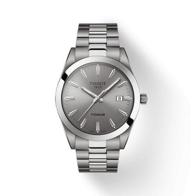 Remontoir à montres pour montre Tissot Gentleman Gentleman Quartz Titanium / Gris / Bracelet