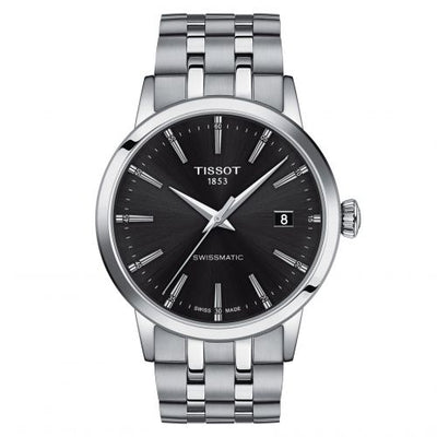 Remontoir à montres pour montre Tissot Dream Dream Swissmatic 42 Stainless Steel / Noire / Bracelet