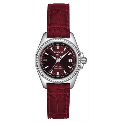 Watch Winder for watch Tissot PRC 100 PRC 100 Quartz 29.7 Stainless Steel / Red / Strap