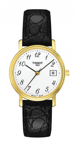 Watch Winder for watch Tissot Desire Desire Quartz 27 Yellow Gold PVD / White / Strap