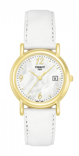 Watch Winder for watch Tissot Carson Carson Quartz 26.8 Yellow Gold / MOP / Strap