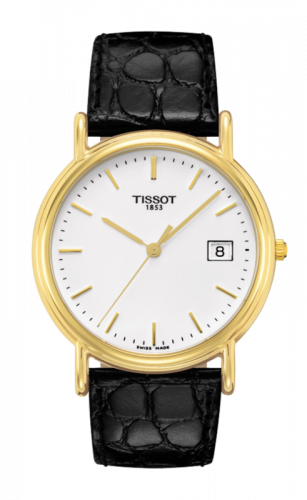 Watch Winder for watch Tissot Carson Carson Quartz 33.7 Yellow Gold / White / Strap