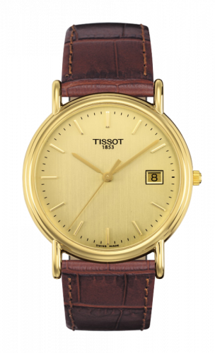 Watch Winder for watch Tissot Carson Carson Quartz 33.7 Yellow Gold / Champagne / Strap