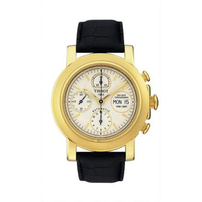 Watch Winder for watch Tissot Heritage T-Lord Chronograph Automatic Yellow Gold / Silver / Strap
