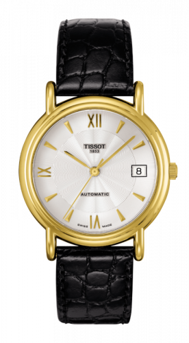 Watch Winder for watch Tissot Carson Carson Automatic 35.5 Yellow Gold / Silver / Strap