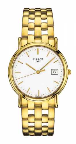 Watch Winder for watch Tissot Carson Carson Quartz 33.6 Yellow Gold / White / Bracelet