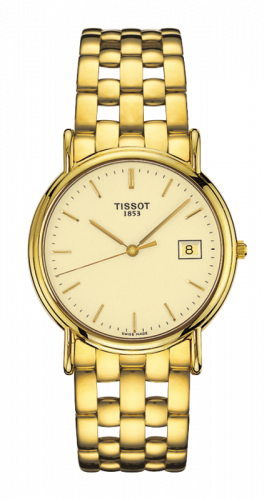 Watch Winder for watch Tissot Carson Carson Quartz 33.6 Yellow Gold / Champagne / Bracelet