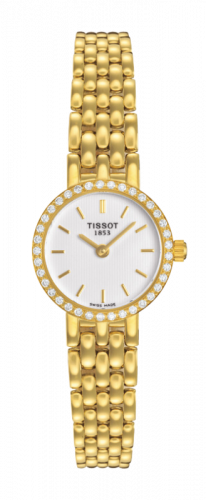 Watch Winder for watch Tissot T-Gold Caliente Quartz 19.3 Yellow Gold / Diamond / White / Bracelet