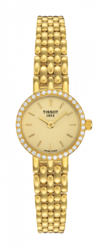 Watch Winder for watch Tissot T-Gold Caliente Quartz 19.3 Yellow Gold / Diamond / Champagne / Bracelet