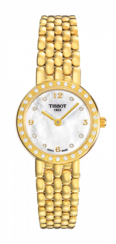 Watch Winder for watch Tissot T-Gold Caliente Quartz 19.3 Yellow Gold / Diamond / MOP - Diamond / Bracelet