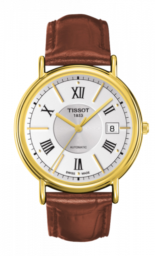 Watch Winder for watch Tissot Carson Carson Automatic 40 Yellow Gold / Silver / Strap