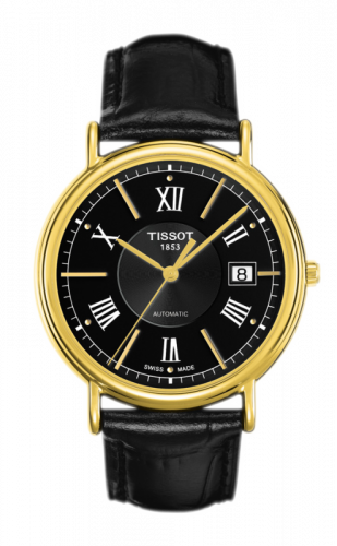 Watch Winder for watch Tissot Carson Carson Automatic 40 Yellow Gold / Black / Strap