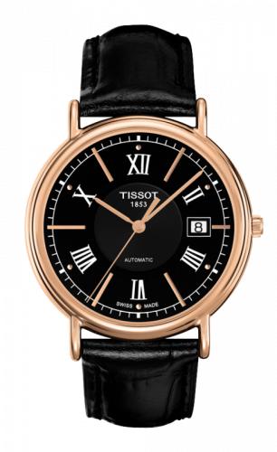 Watch Winder for watch Tissot Carson Carson Automatic 40 Rose Gold / Black / Strap