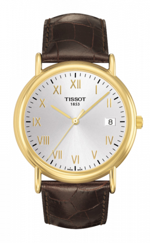 Watch Winder for watch Tissot Carson Carson Quartz 40 Yellow Gold / Silver / Strap