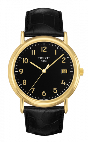Watch Winder for watch Tissot Carson Carson Quartz 40 Yellow Gold / Black / Strap