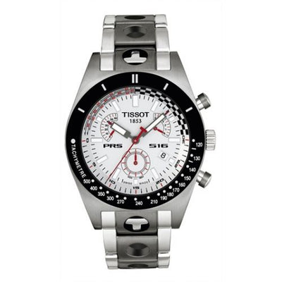 Remontoir à montres pour montre Tissot PRS 516 PRS 516 Quartz Chronograph 40 Stainless Steel / Argent / Bracelet
