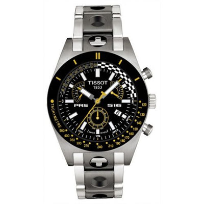 Remontoir à montres pour montre Tissot PRS 516 PRS 516 Quartz Chronograph 40 Stainless Steel / Noire / Bracelet