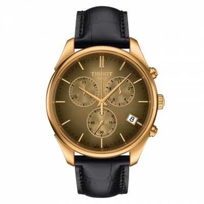 Watch Winder for watch Tissot T-Gold Vintage Chronograph 18k Gold / Brown