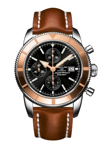 Remontoir à montres pour montre Breitling Superocean Heritage Superocean Heritage 46 Chronograph Stainless Steel / Red Or / Noire / Calf