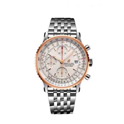 Remontoir à montres pour montre Breitling Navitimer Navitimer 1 Chronograph 41 Stainless Steel / Red Or / Argent / Bracelet