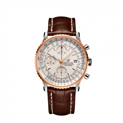 Remontoir à montres pour montre Breitling Navitimer Navitimer 1 Chronograph 41 Stainless Steel / Red Or / Argent / Croco / Pin