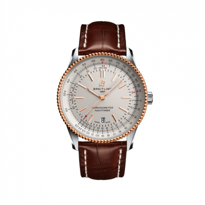 Remontoir à montres pour montre Breitling Navitimer Navitimer Automatic 41 Automatic Stainless Steel / Rose Or / Argent / Croco / Folding