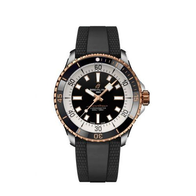 Remontoir à montres pour montre Breitling Superocean SuperOcean Automatic 42 Stainless Steel - Red Or / Noire / Rubber