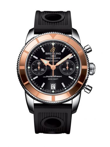 Remontoir à montres pour montre Breitling Superocean Heritage Superocean Heritage 44 Chronograph Stainless Steel / Red Or / Noire / Rubber