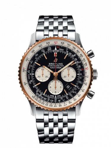 Remontoir à montres pour montre Breitling Navitimer Navitimer 1 B01 Chronograph 46 Stainless Steel / Red Or / Noire / Bracelet