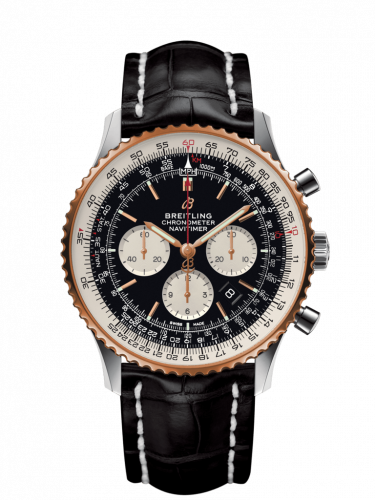 Remontoir à montres pour montre Breitling Navitimer Navitimer 1 B01 Chronograph 46 Stainless Steel / Red Or / Noire / Croco / Pin