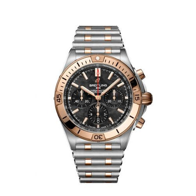 Remontoir à montres pour montre Breitling Chronomat Chronomat B01 42 Stainless Steel / Red Or / Noire MOP / USA