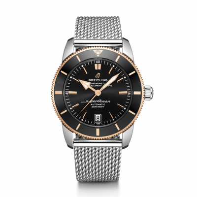 Remontoir à montres pour montre Breitling Superocean Heritage Superocean Heritage II B20 Automatic 42 Stainless Steel / Red Or / Noire / Bracelet