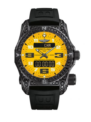 Remontoir à montres pour montre Breitling Emergency Emergency II Night Mission Diamondworks / Yellow / Rubber / Folding