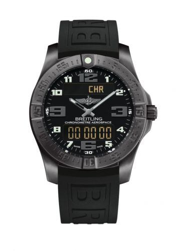 Remontoir à montres pour montre Breitling Aerospace Aerospace Evo Night Mission / Noire / Rubber / Pin