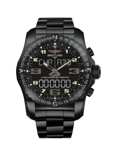 Remontoir à montres pour montre Breitling Cockpit B50 Cockpit B50 Night Mission / Noire / Bracelet