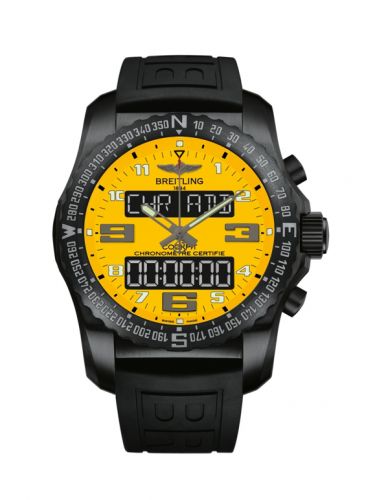 Remontoir à montres pour montre Breitling Cockpit B50 Cockpit B50 Night Mission / Yellow / Rubber / Folding / Boutique Edition