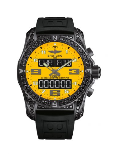 Remontoir à montres pour montre Breitling Cockpit B50 Cockpit B50 Night Mission Diamondworks / Yellow / Rubber / Folding