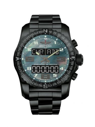 Remontoir à montres pour montre Breitling Cockpit B50 Cockpit B50 Night Mission / Verte MOP / Bracelet