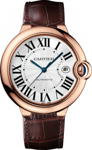 Watch Winder for watch Cartier Ballon Blue de Cartier Ballon Blue de Cartier 42 Automatic Pink Gold / Silver