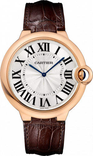Watch Winder for watch Cartier Ballon Blue de Cartier Ballon Blue de Cartier 46 Extra Flat Pink Gold / Silver