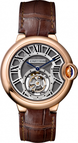 Watch Winder for watch Cartier Ballon Blue de Cartier Ballon Blue de Cartier 39 Flying Tourbillon Pink Gold / Grey