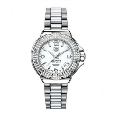 Uhrenbeweger für Uhr TAG Heuer Formula 1 Formula 1 Quartz 37 Stainless Steel / Diamond / White / Bracelet