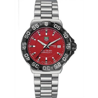 Uhrenbeweger für Uhr TAG Heuer Formula 1 Formula 1 Quartz 41 Stainless Steel / Red / Bracelet