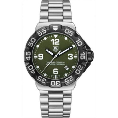 Uhrenbeweger für Uhr TAG Heuer Formula 1 Formula 1 Quartz 41 Stainless Steel / Green / Bracelet